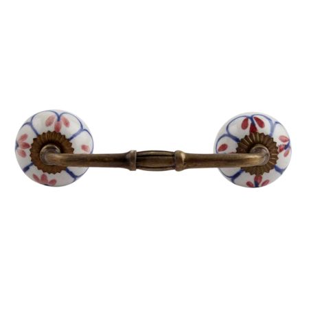 Red Season Ceramic Bridge Handle